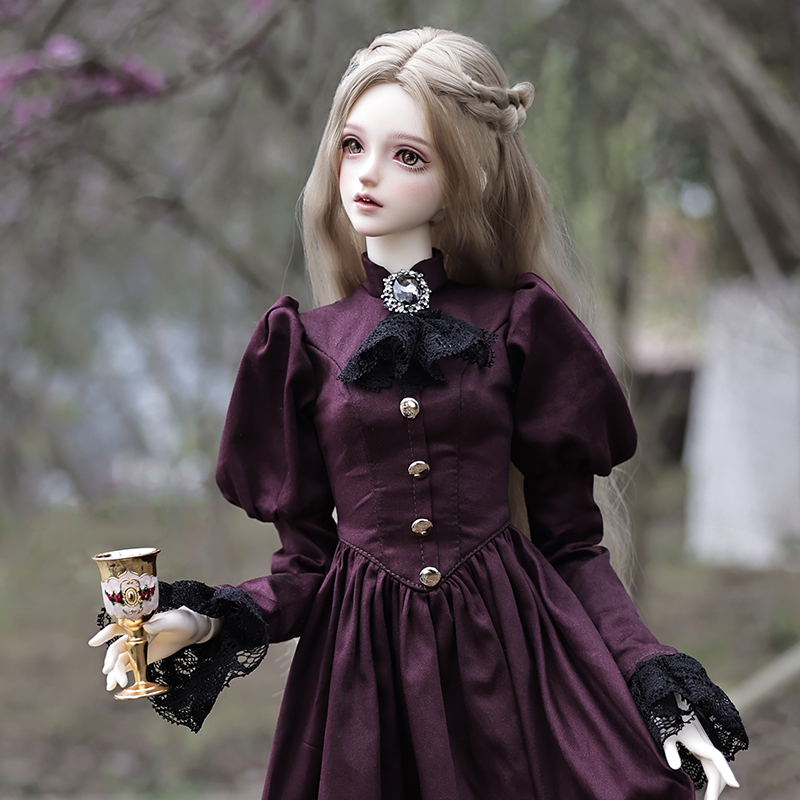 Vintage Fashion Model - Elina BJD bebek 1/3 güzel zarif