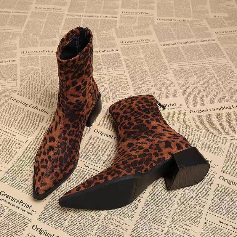 Vintage Fashion Style Female - Yeni Düşük Topuklu Kadın Modern Bilek