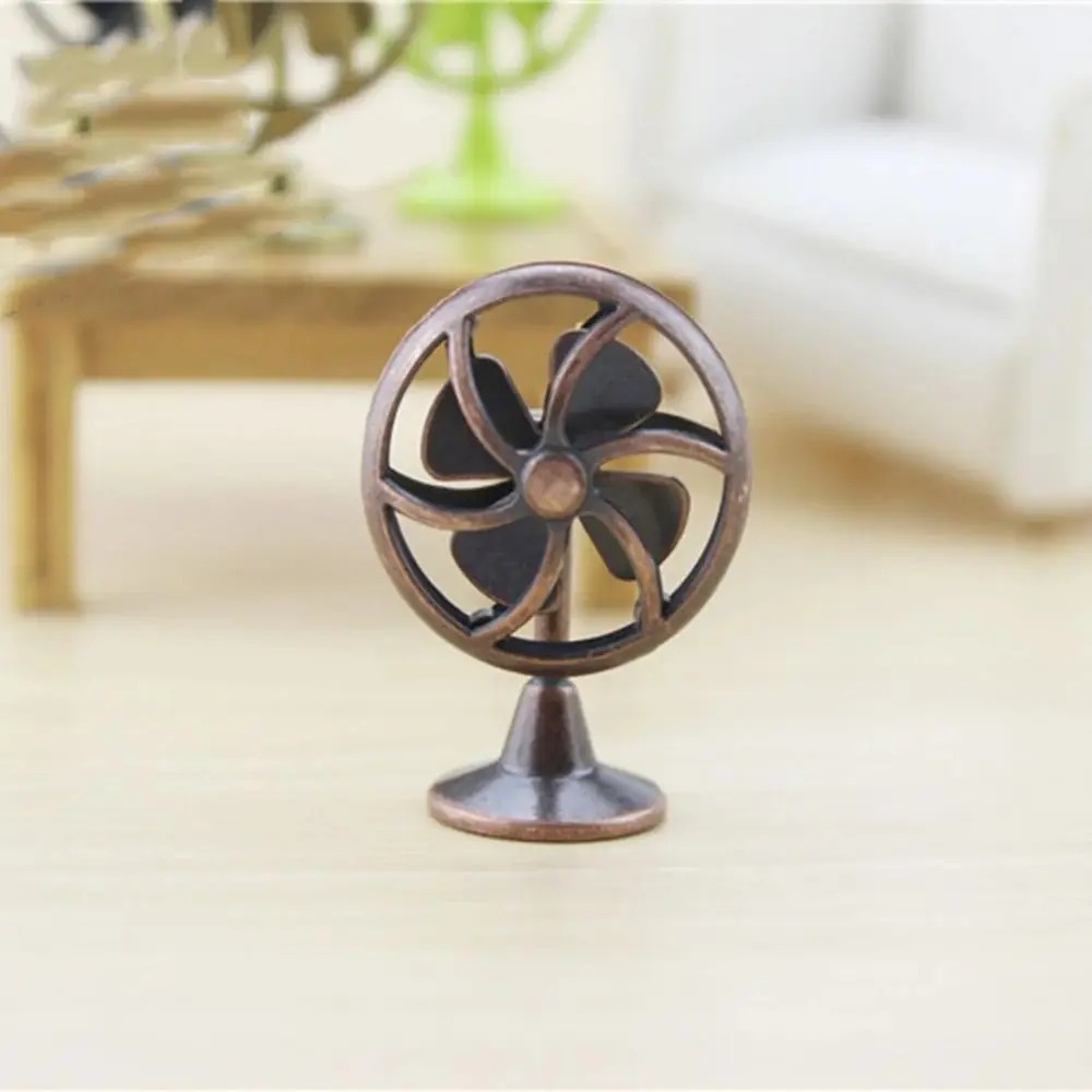 Vintage Fashion Model - Minyatür 1:12 Ölçekli Dollhouse Elektrikli Fan