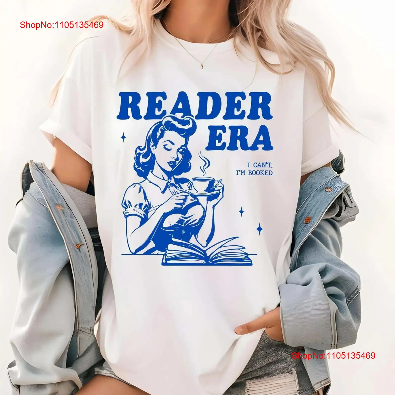 Vintage Fashion Eras - Okuyucu Dönemi Tişörtü Kitap Tutkunları için