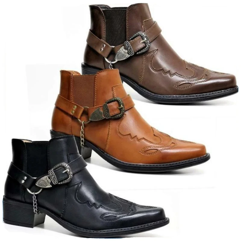 Vintage Fashion Aesthetic - 2026 Moda Erkek Vintage Kovboy Botları