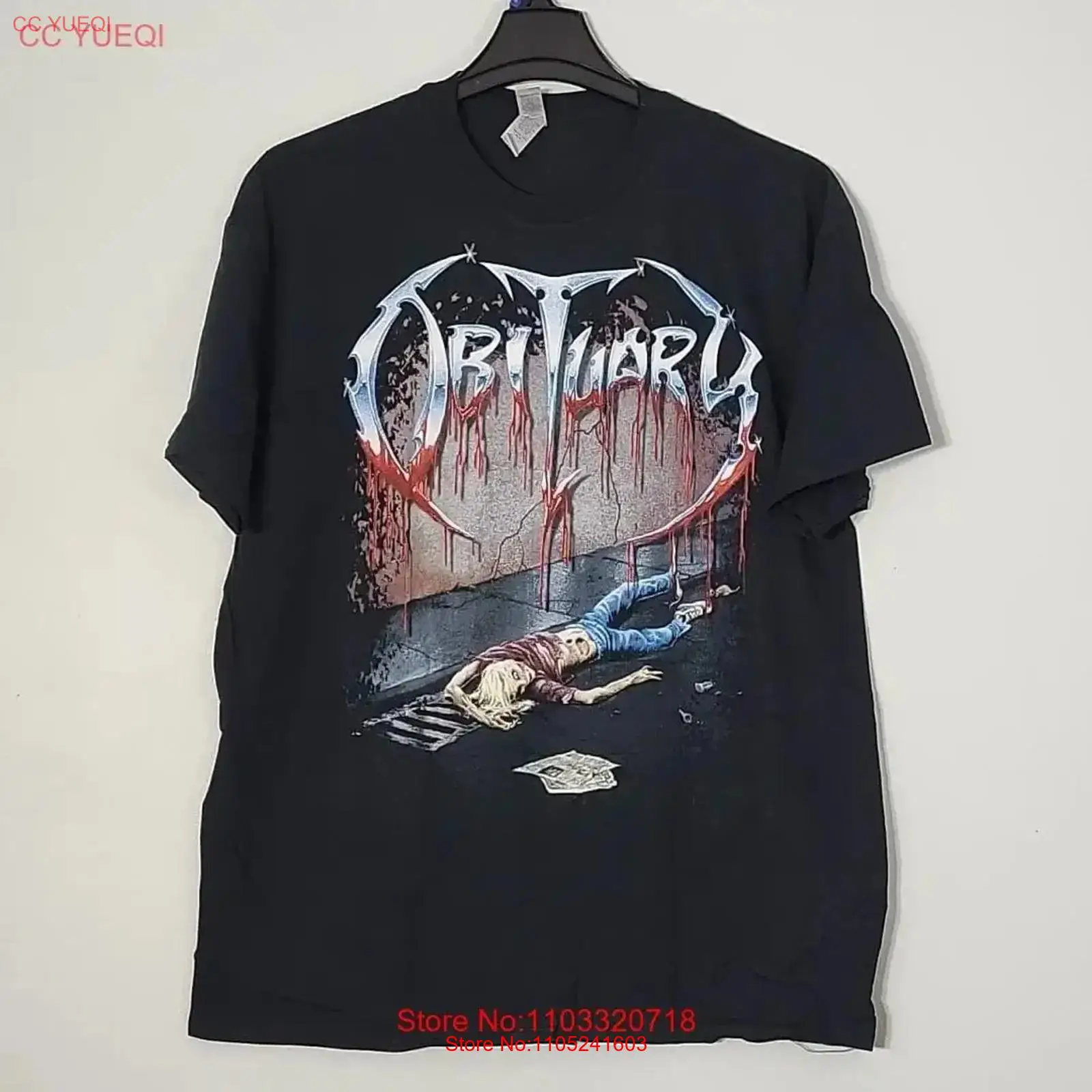 OBITUARY Slowly We Rot XL Resm - Vintage Fashion Obituaries incelemesi ve fiyatı