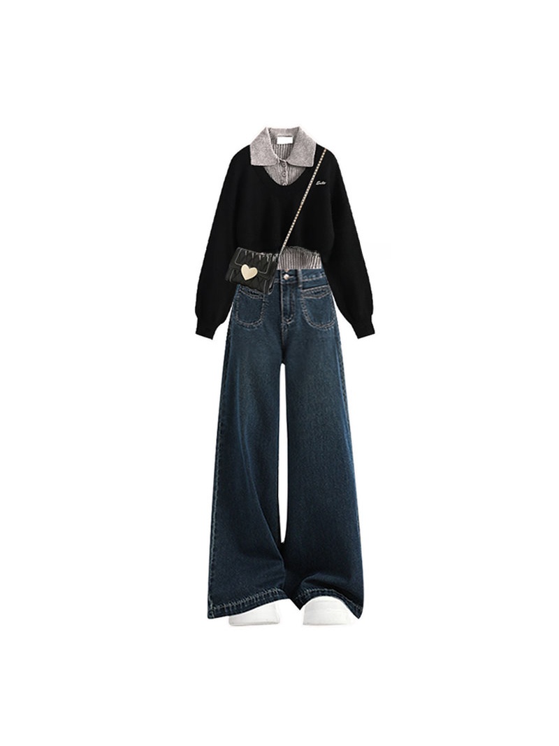 Kore Tarzı Büyük Beden Örme Ta - Vintage Fashion Years incelemesi ve fiyatı