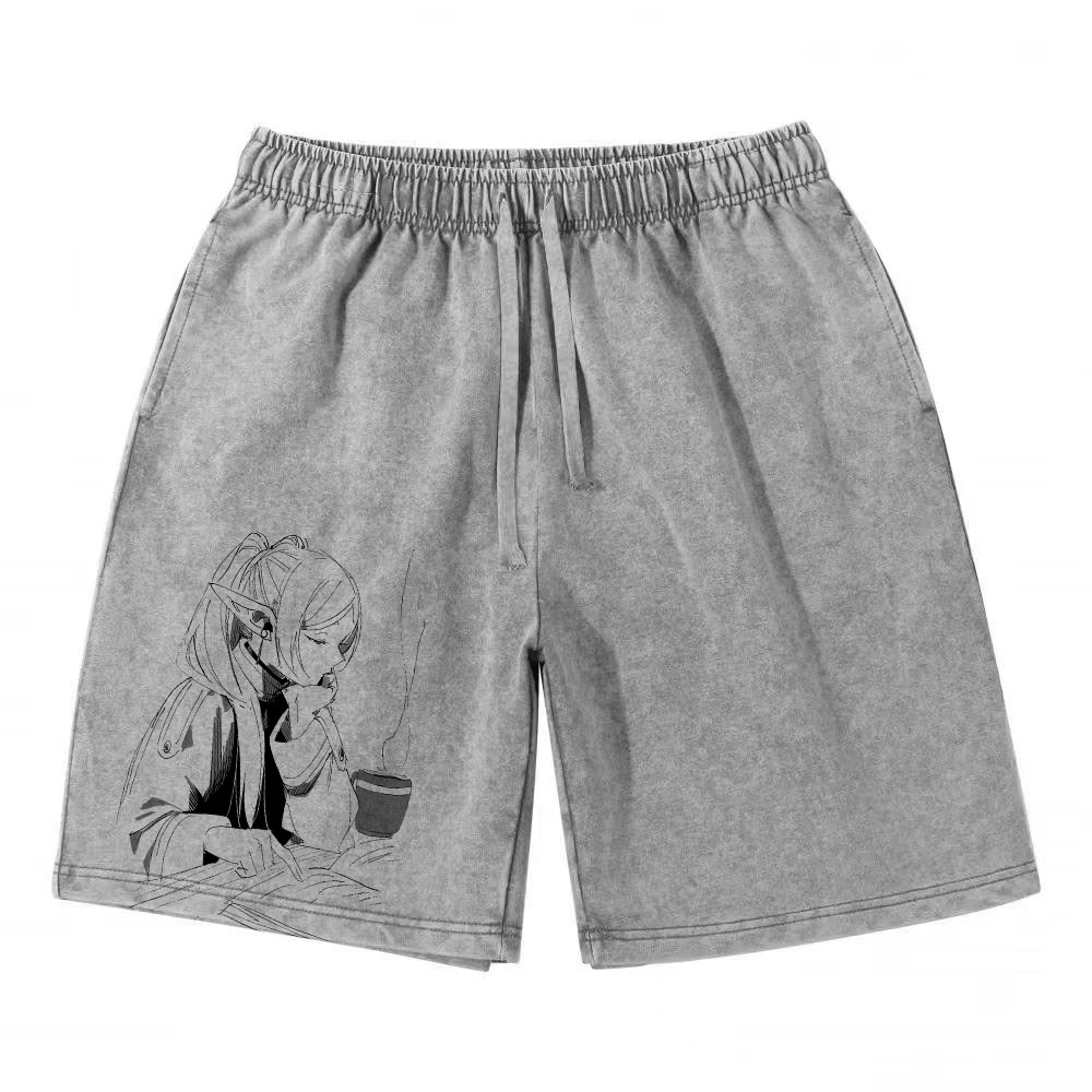 Anime Frieren Shorts Vintage W - Vintage Fashion Model incelemesi ve fiyatı
