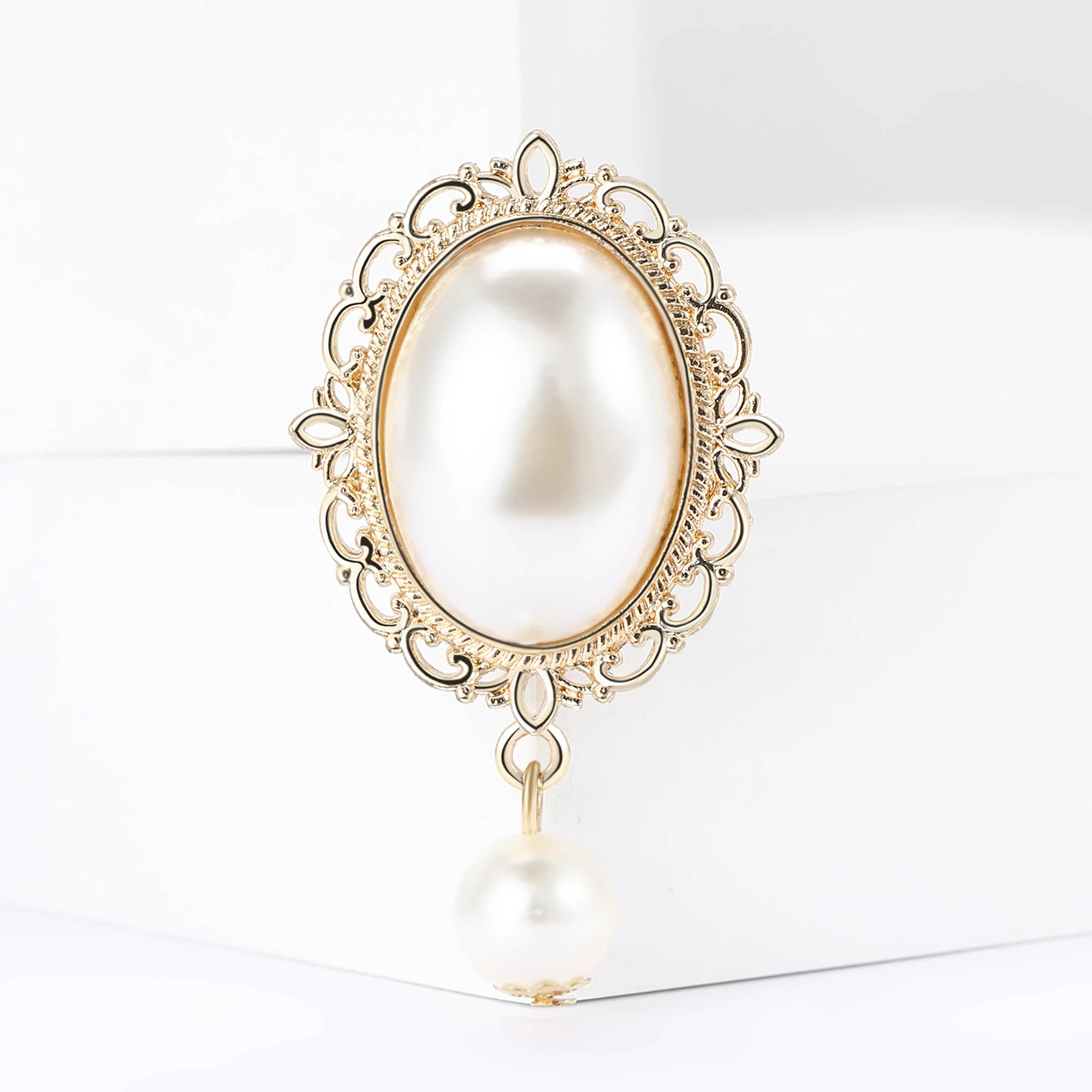 Vintage Inci Oval Barok Broş K - Vintage Fashion Events incelemesi ve fiyatı