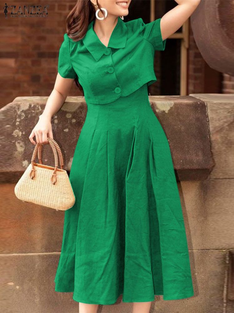 ZANZEA kadınlar iki parçalı se - Vintage Fashion Ai incelemesi ve fiyatı