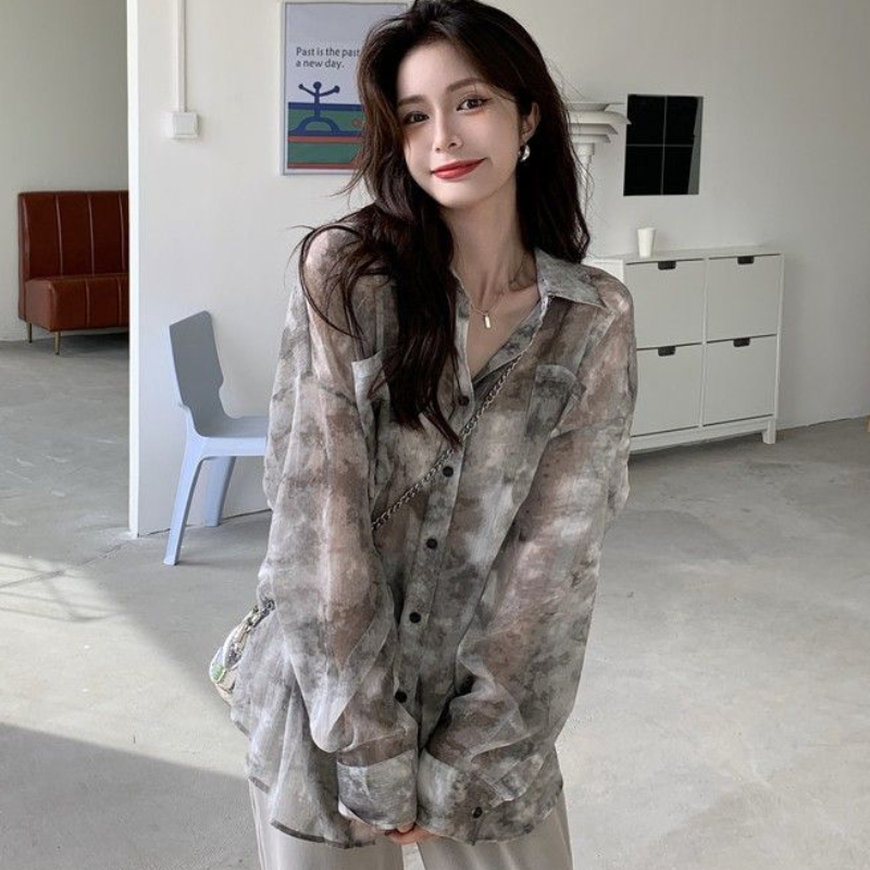 Batik Gömlek Kadın Gevşek Güne - Vintage Fashion Style Female incelemesi ve fiyatı