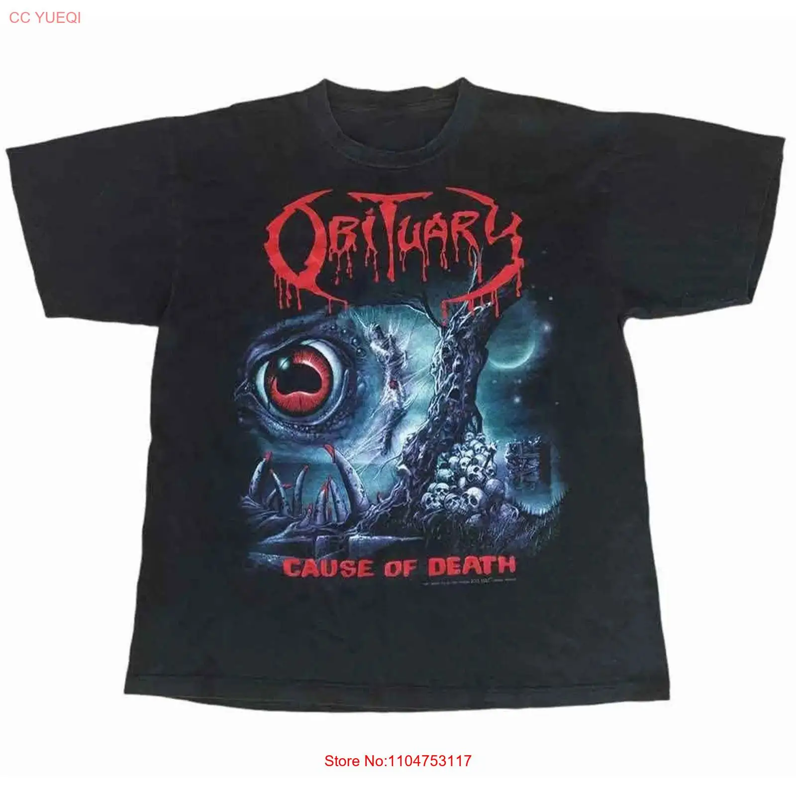 VINTAGE 90'lar OBITUARY AMERİK - Vintage Fashion Obituaries incelemesi ve fiyatı