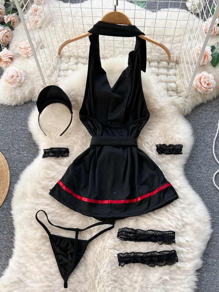 Erotik Moda Seksi Halter Linge - Vintage Fashion Aesthetic incelemesi ve fiyatı