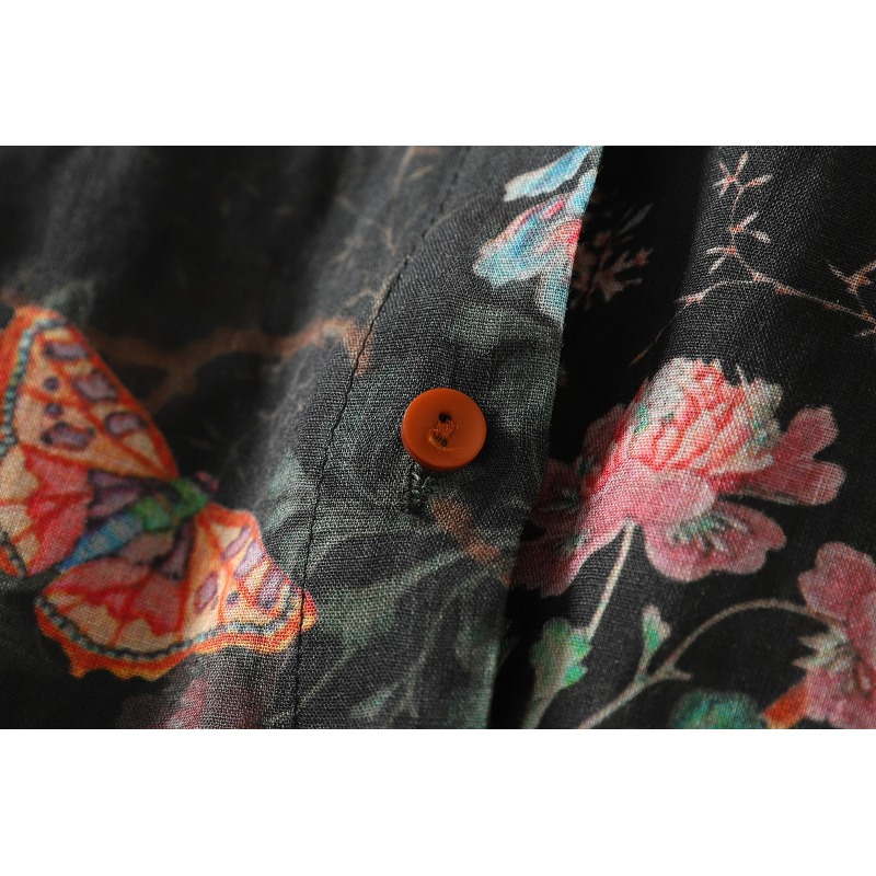 Bahar Yeni Moda Vintage Çiçek  - Vintage Fashion Style Female incelemesi ve fiyatı