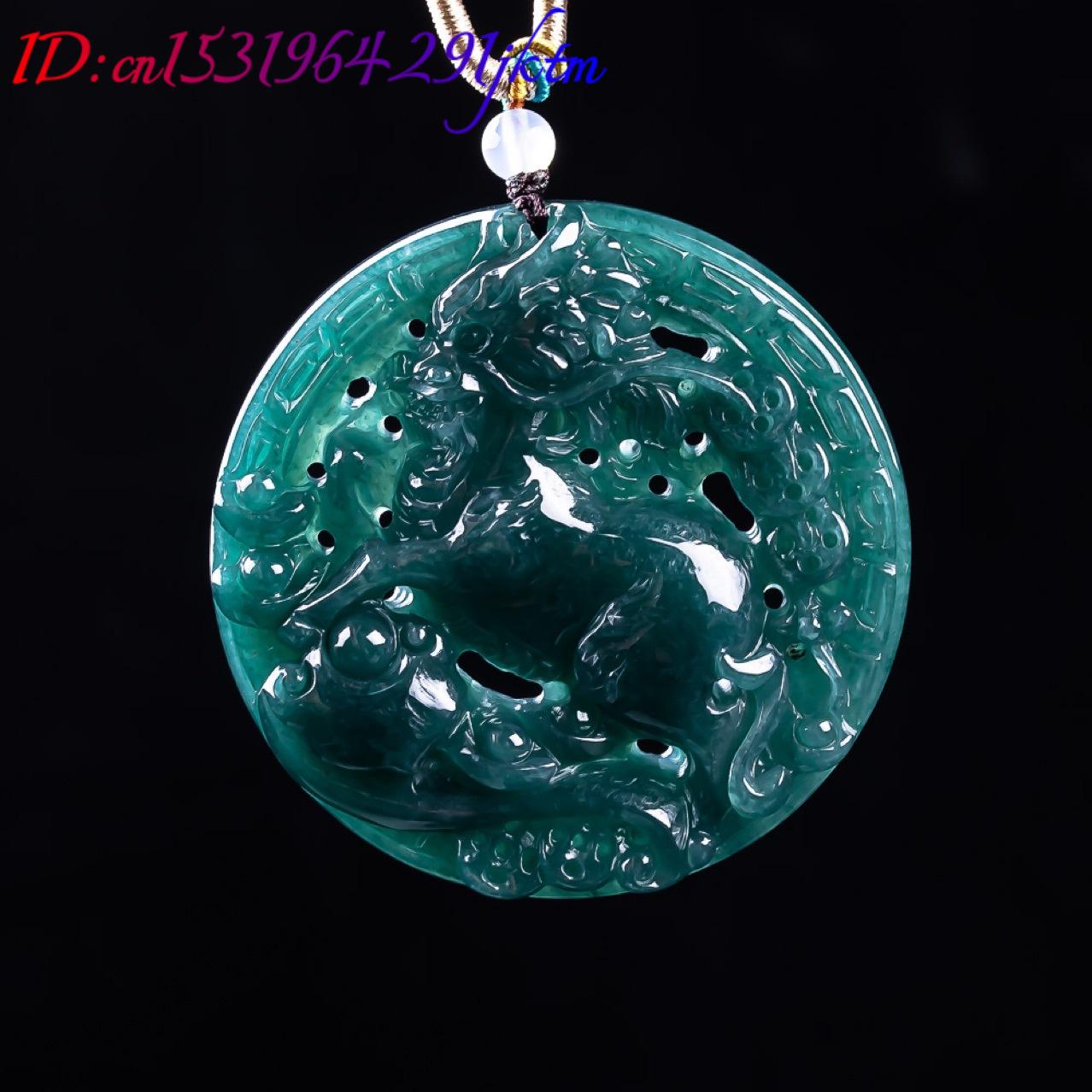 Birmanya Jadeite Ejderha Kolye - Vintage Fashion incelemesi ve fiyatı