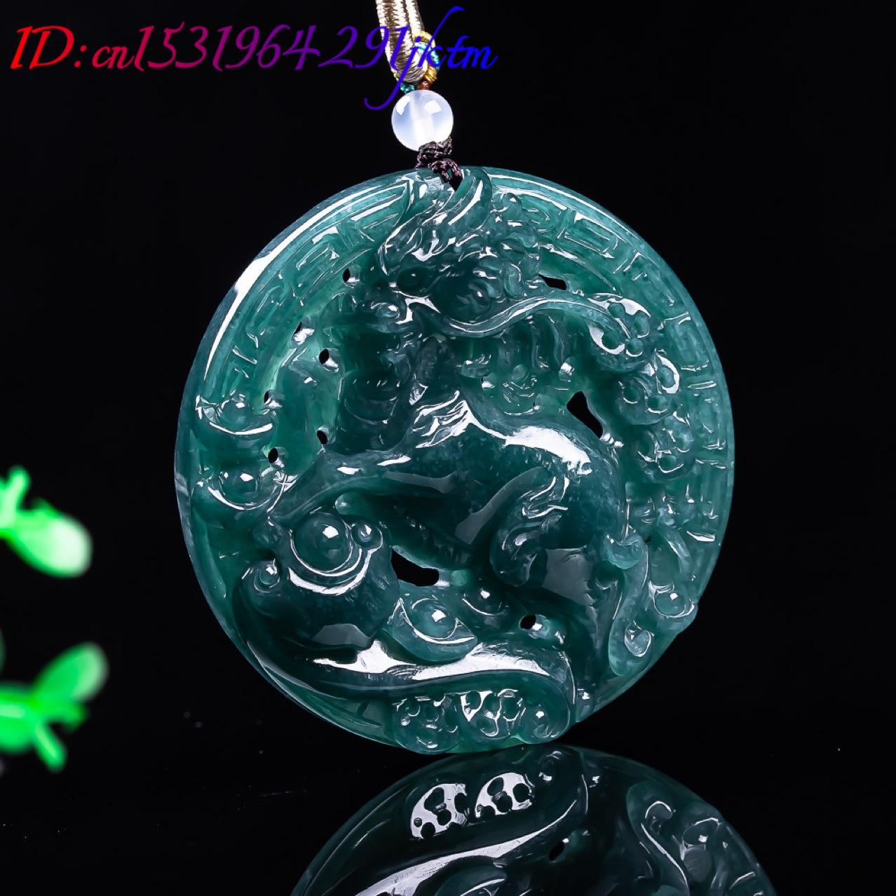 Birmanya Jadeite Ejderha Kolye - Vintage Fashion incelemesi ve fiyatı