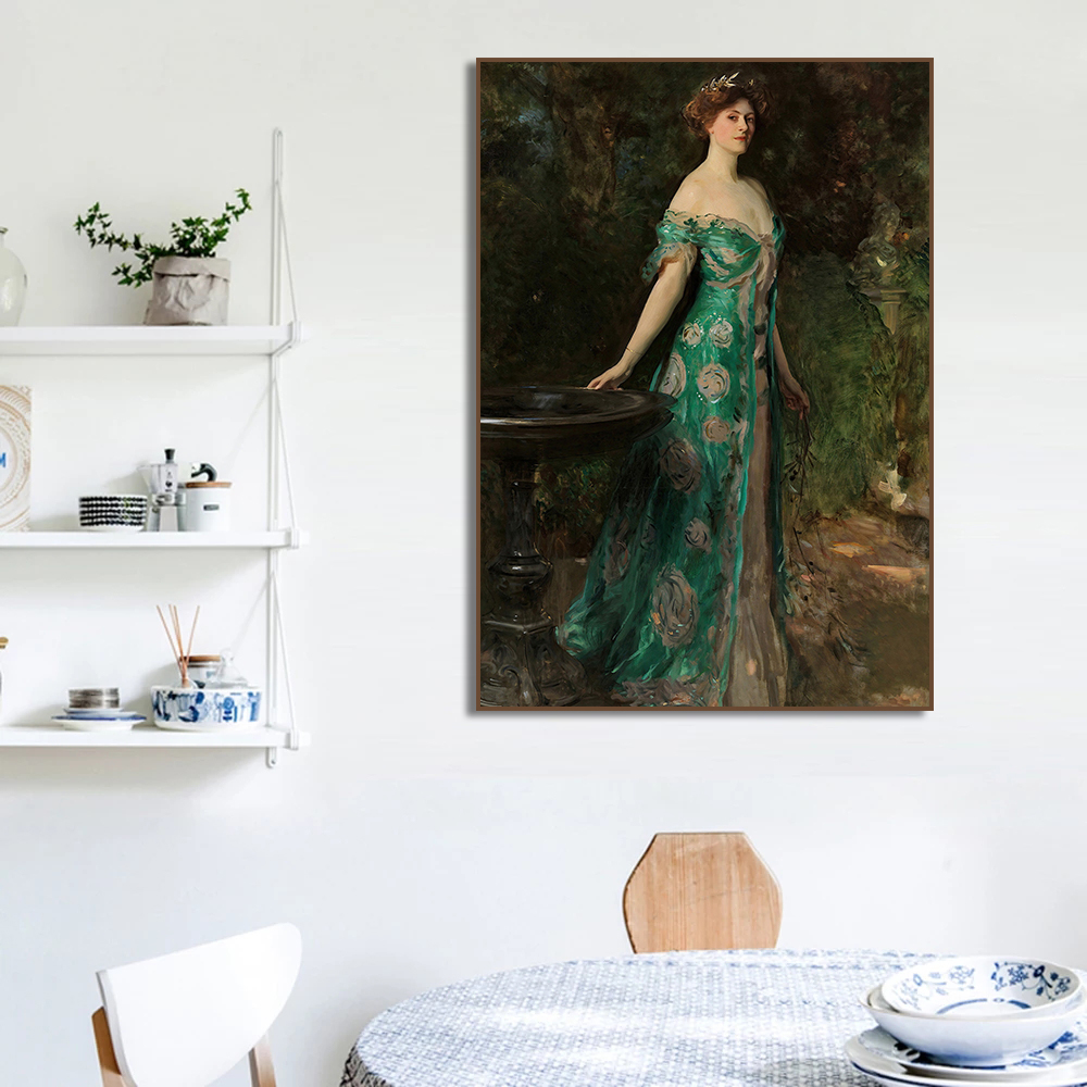 Rönesans Kadın Portre Posteri  - Vintage Fashion Illustration incelemesi ve fiyatı