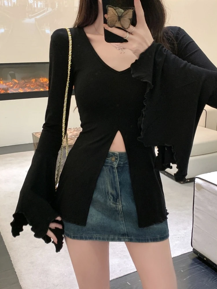 Kadınlar için Vintage Y2K Tişö - Vintage Fashion Aesthetic incelemesi ve fiyatı