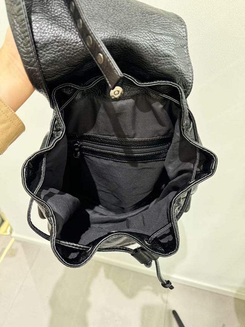 Gotik Punk PU Deri omuzdan ask - Vintage Fashion Boutique incelemesi ve fiyatı